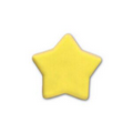 Yellow Star Stock Shape Pencil Top Eraser